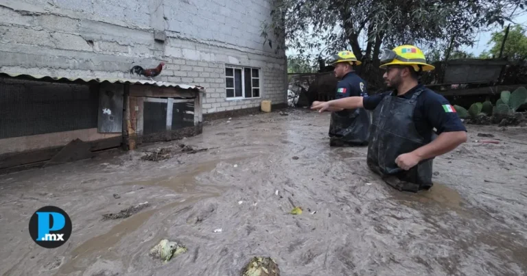 Lluvias en Puebla dejan inundaciones y daños en 5 municipios