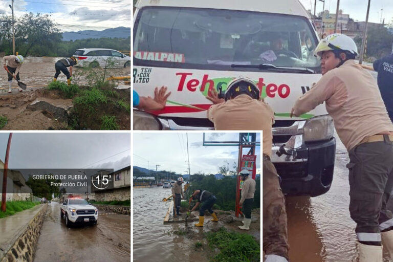 Protección Civil atiende incidentes por lluvias en cinco municipios de Puebla sin lesionados Protección Civil atiende incidentes por lluvias en cinco municipios de Puebla sin lesionados