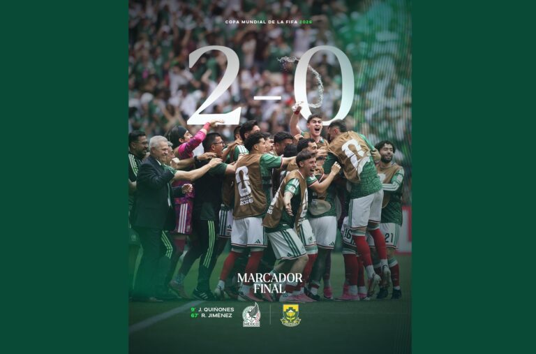 México debuta con triunfo histórico 2-0 sobre Sudáfrica en el partido inaugural del Mundial 2026 México debuta con triunfo histórico 2-0 sobre Sudáfrica en el partido inaugural del Mundial 2026