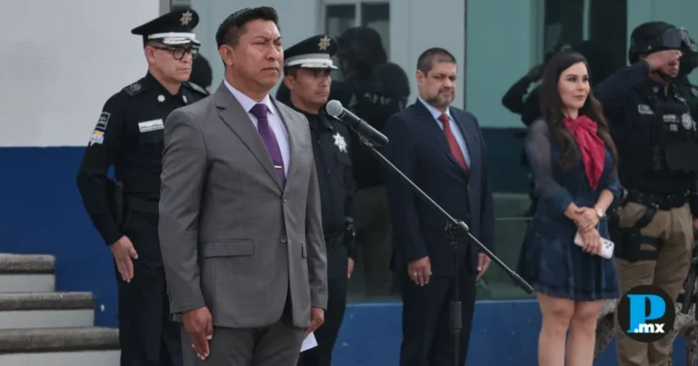 Coronel Humberto Gutiérrez Jiménez toma protesta como director de la Academia Policial de Puebla