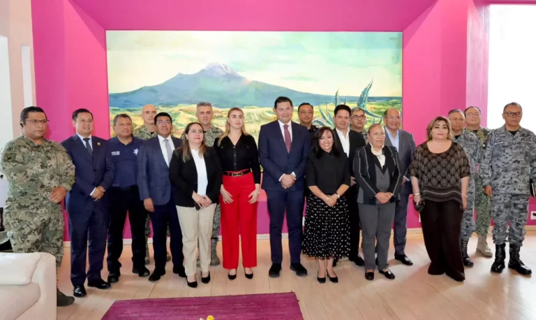 Armenta y Cuéllar refuerzan seguridad entre Puebla y Tlaxcala