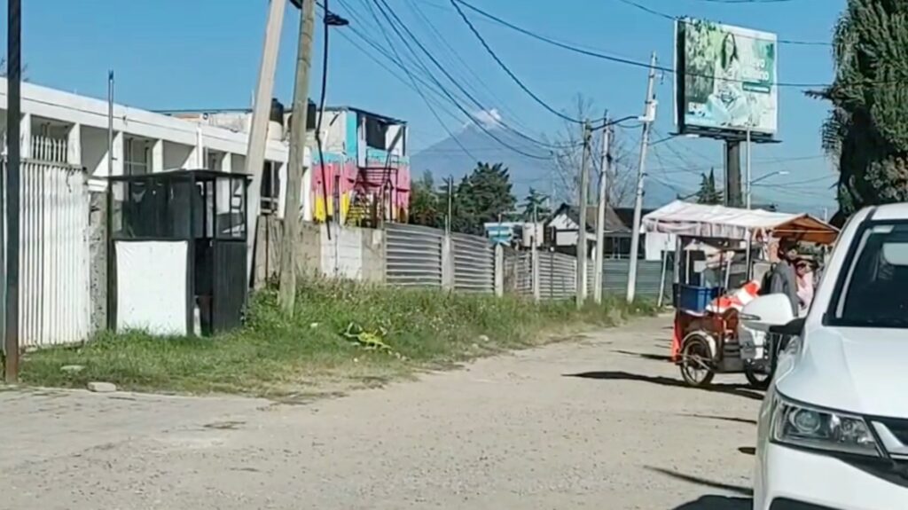 Calle Benito Juárez en la colonia Guadalupe Hidalgo de Puebla donde fue hallado sin vida un cuidacoches