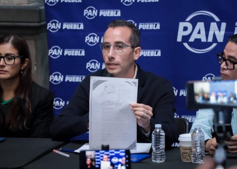 PAN Puebla presenta denuncia ante el IEE por presunto uso de instalaciones públicas para promoción de Morena