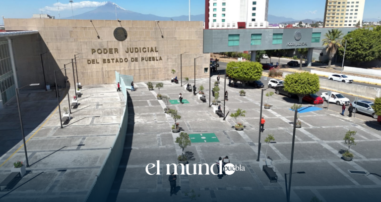 Fachada del Poder Judicial de Puebla.