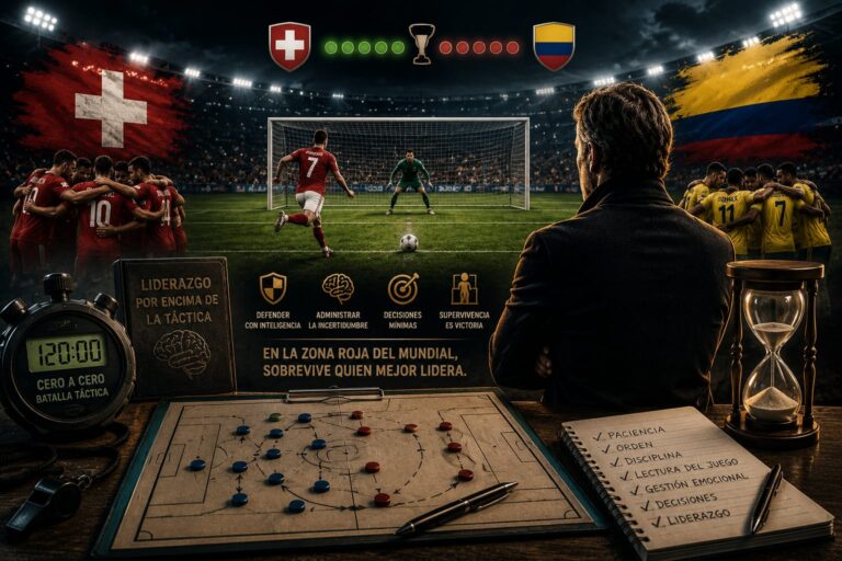Suiza elimina a Colombia en tanda de penales y avanza a cuartos de final del Mundial 2026 Suiza elimina a Colombia en tanda de penales y avanza a cuartos de final del Mundial 2026