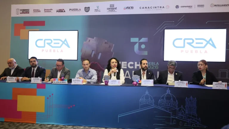 Puebla albergará Tech Capital 2026 y la primera Feria de Industrias Creativas en octubre