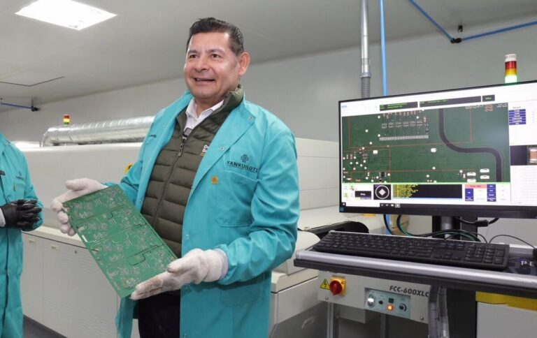 Yankuilotl consolida la soberanía tecnológica en Puebla con capacidad de casi 200 mil componentes por hora