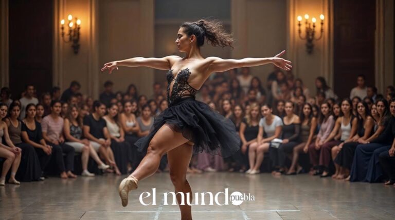 Elisa Carrillo rompe récord: 300 personas en clase de ballet en Puebla