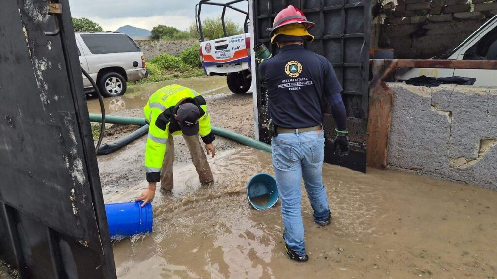 Lluvias devastan Tepeyahualco: 40% de casas afectadas