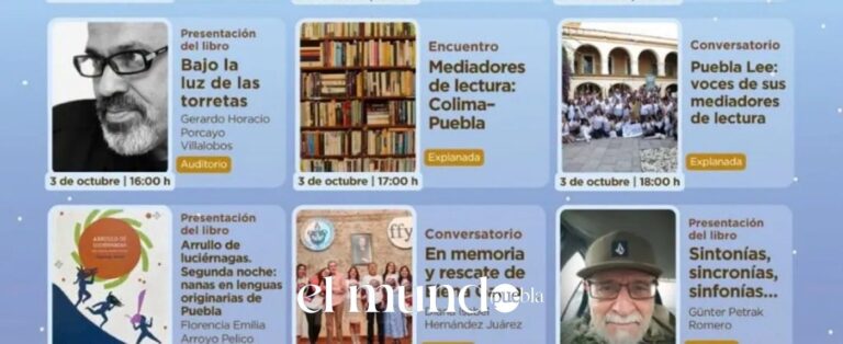 Feria del Libro Colima 2026: Puebla lleva 9 actividades gratuitas Feria del Libro Colima 2026: Puebla lleva 9 actividades gratuitas