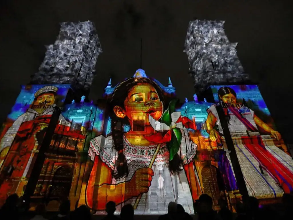 Videomapping en Catedral de Puebla: 6 horarios Fiestas Patrias