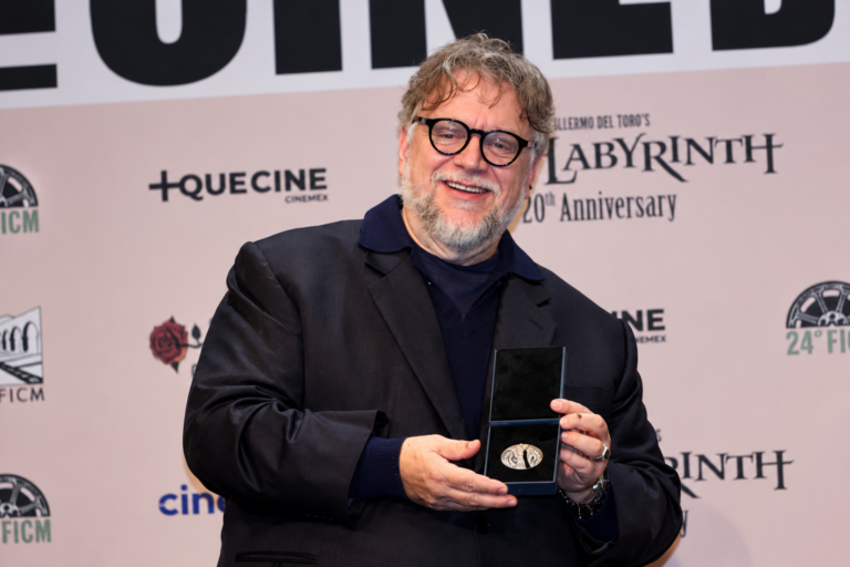 Guillermo del Toro durante su participación en el Festival Internacional de Cine de Morelia 2026