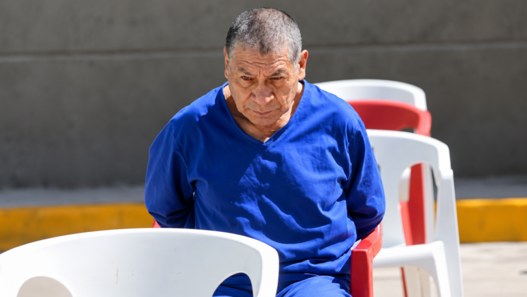 Andrés Filomeno Mendoza Celis, conocido como el Caníbal de Atizapán, durante su proceso judicial