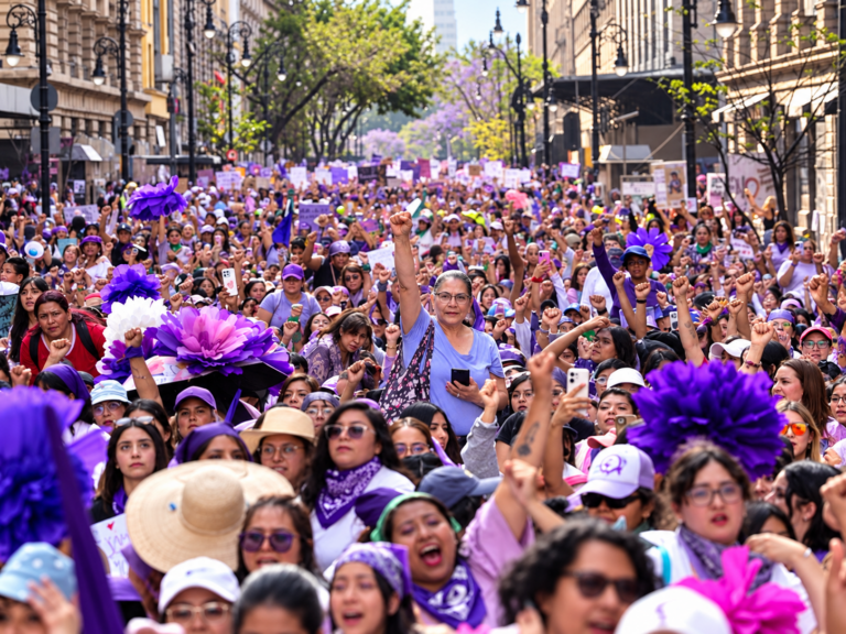 Marcha feminista en CDMX