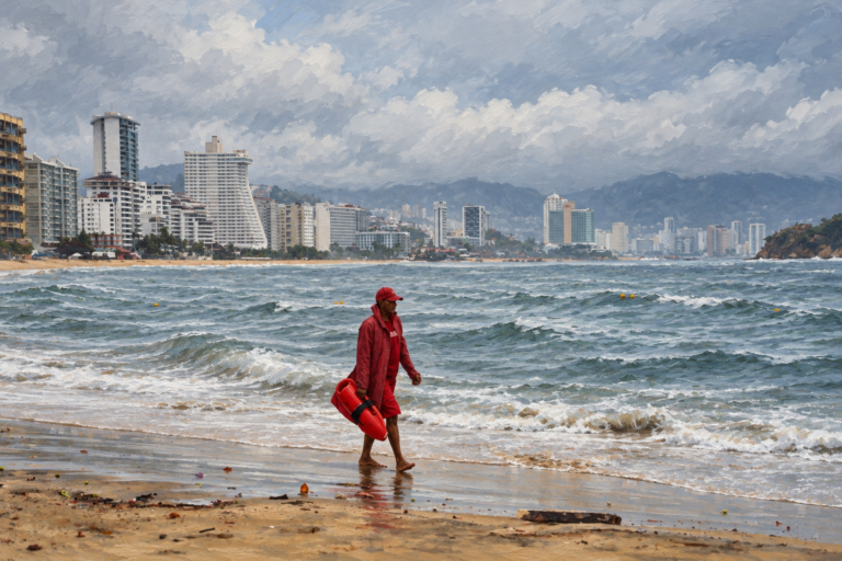 Una playa en Acapulco